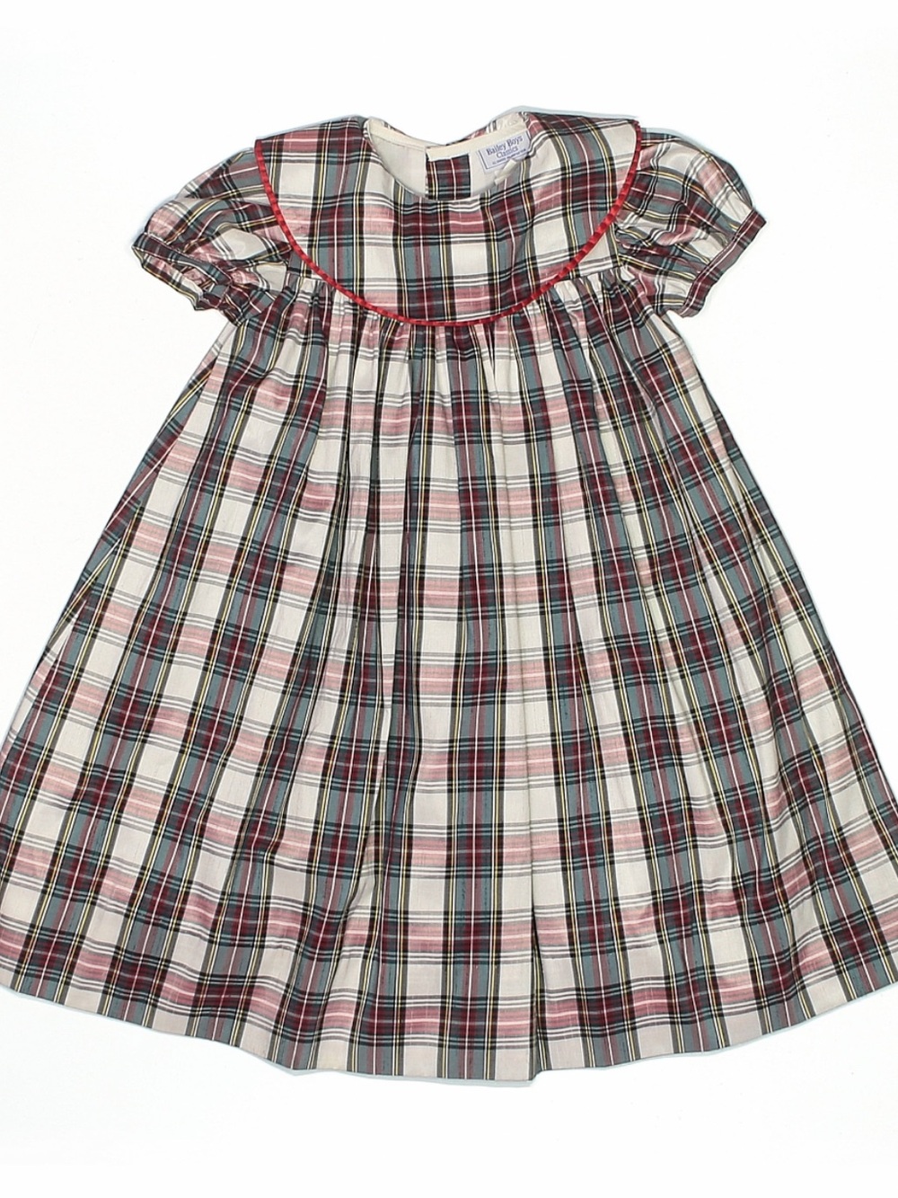 Bailey Boys Beautiful Classic Plaid Dress SZ 4 Lk New